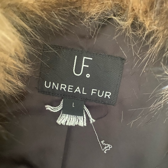 Unreal Fur Chocolate Faux Fur Jacket - Picture 3 of 3